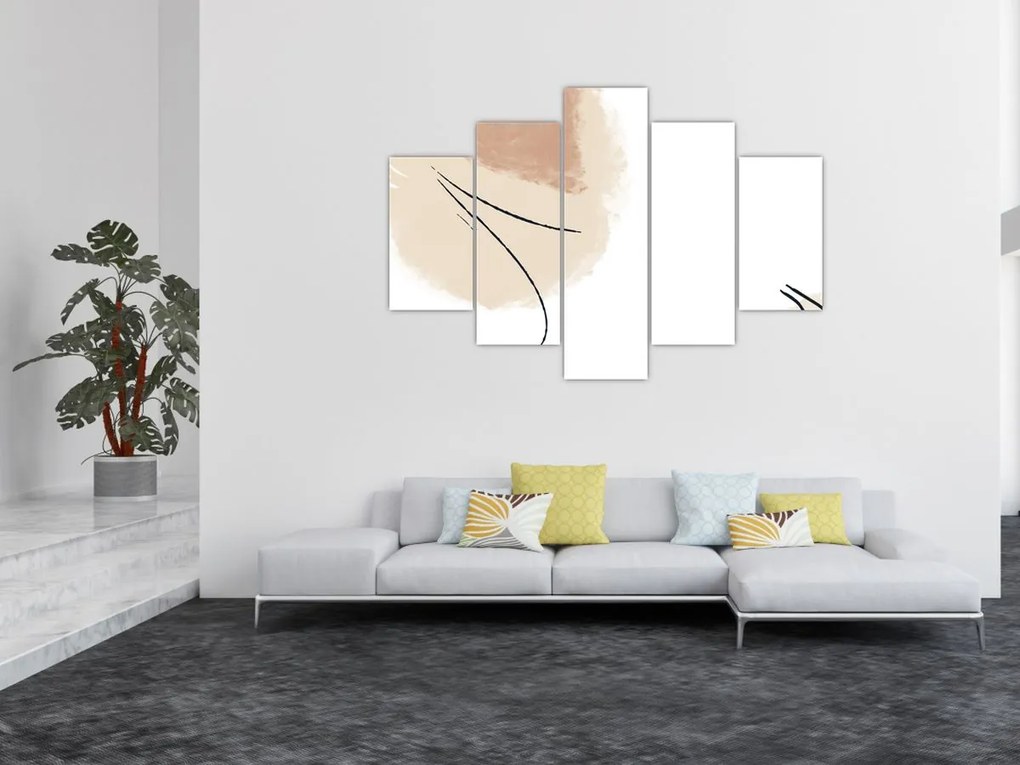 Kép - Fehér absztrakció (150x105 cm)