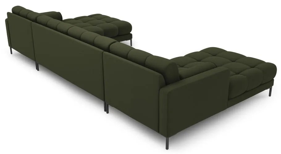Zöld sarokkanapé (U alakú) Bali – Cosmopolitan Design