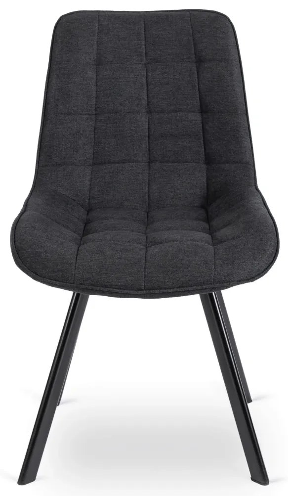 Fekete Szövet Étkezőszék RICK 2