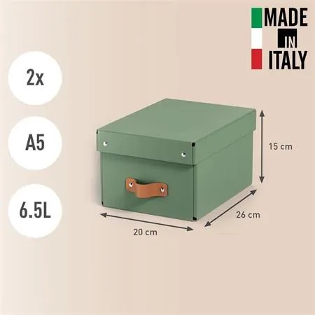 Tárolódoboz, S méret, LEITZ Puro, zsályazöld (E61470050)