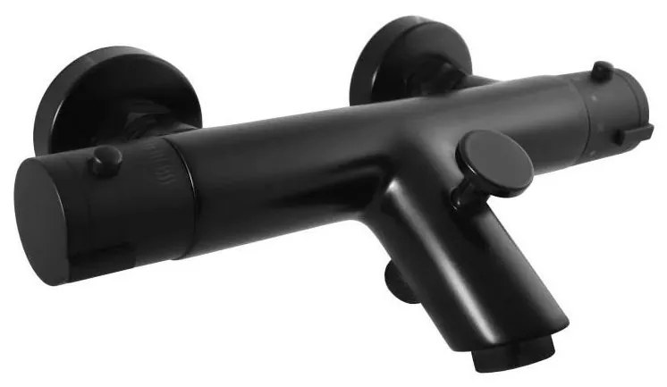 RAV Slezák TRM54.5CMAT - Termosztátos kádcsaptelep TERMO matt fekete