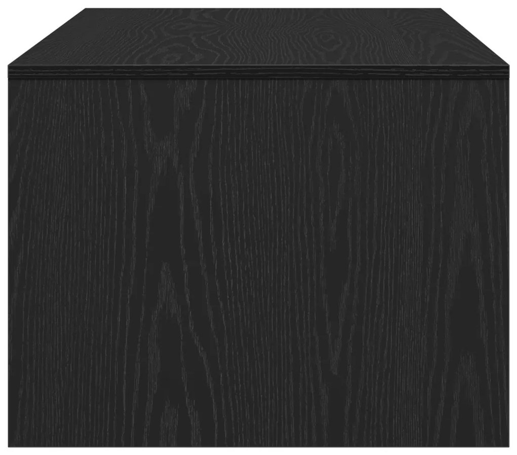 Fekete Tölgy Kávézó Asztal 102x55x43.5 cm Mérnöki Fából Készült