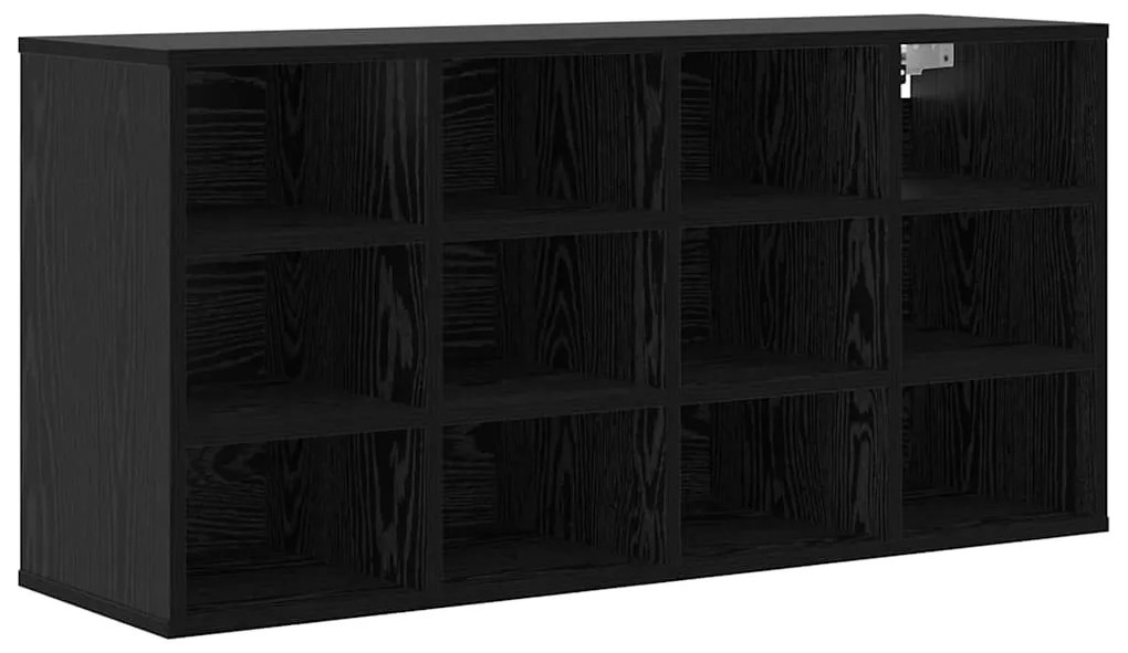 Cipősszekrény polcokkal Musta tammi 103 x 30 x 51 cm Faanyag