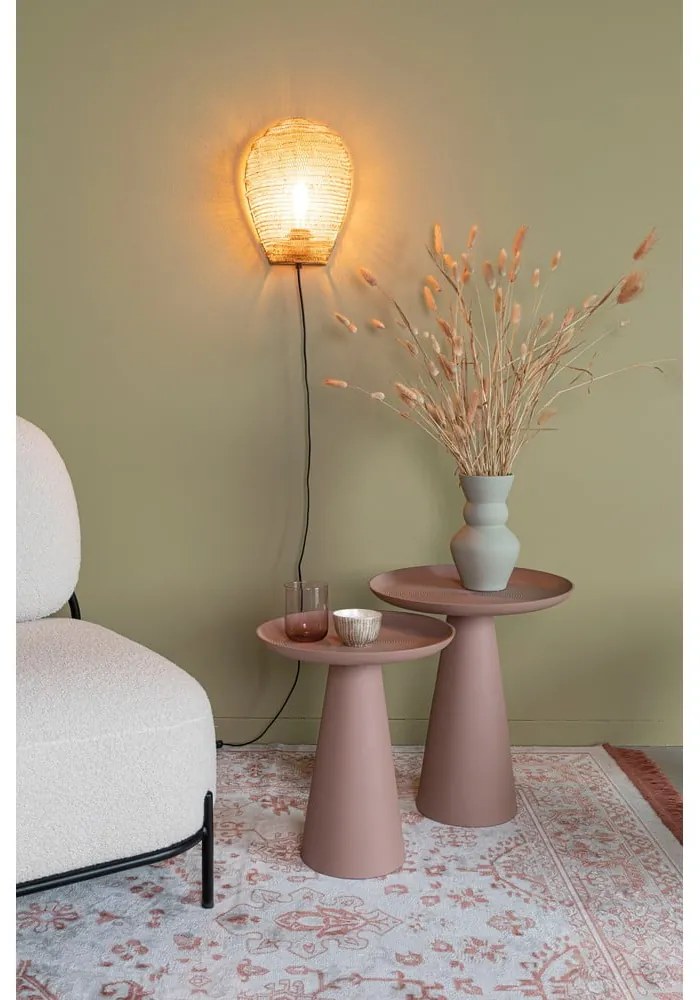 Fém kerek tárolóasztal ø 34,5 cm Ringar – White Label