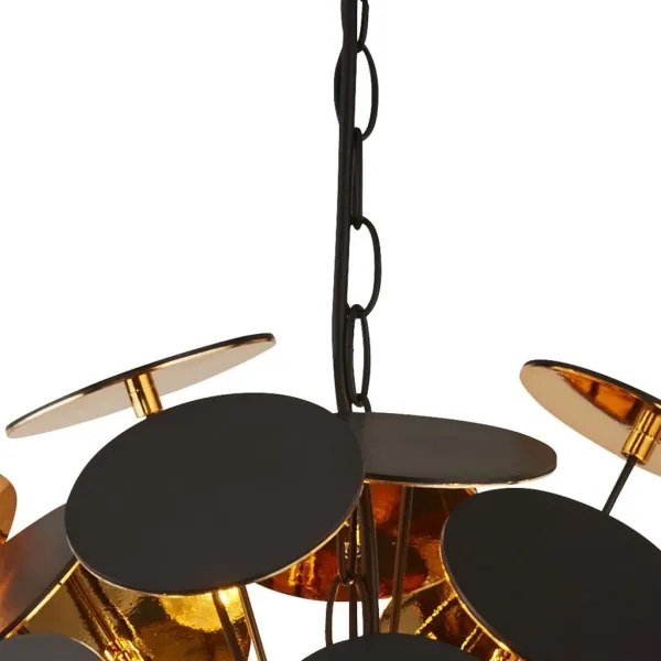 Searchlight 3074-4BG - DISCUS kábelcsillár 4xE14/60W/230V