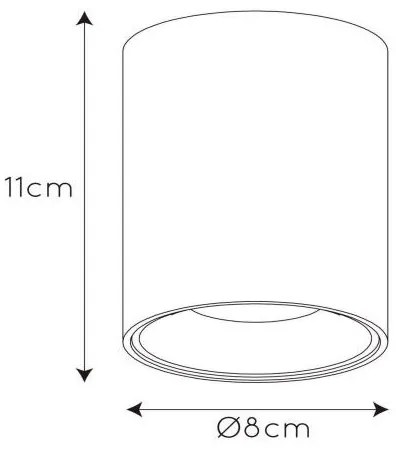 Lucide 09912/05/31 - LED spotlámpa BENTOO 1xGU10/5W/230V fehér