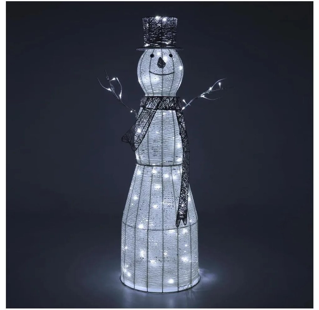 Retlux - LED Karácsonyi kültéri dekoráció LED/3,6W/230V/hideg fehér 124 cm IP44 hóember