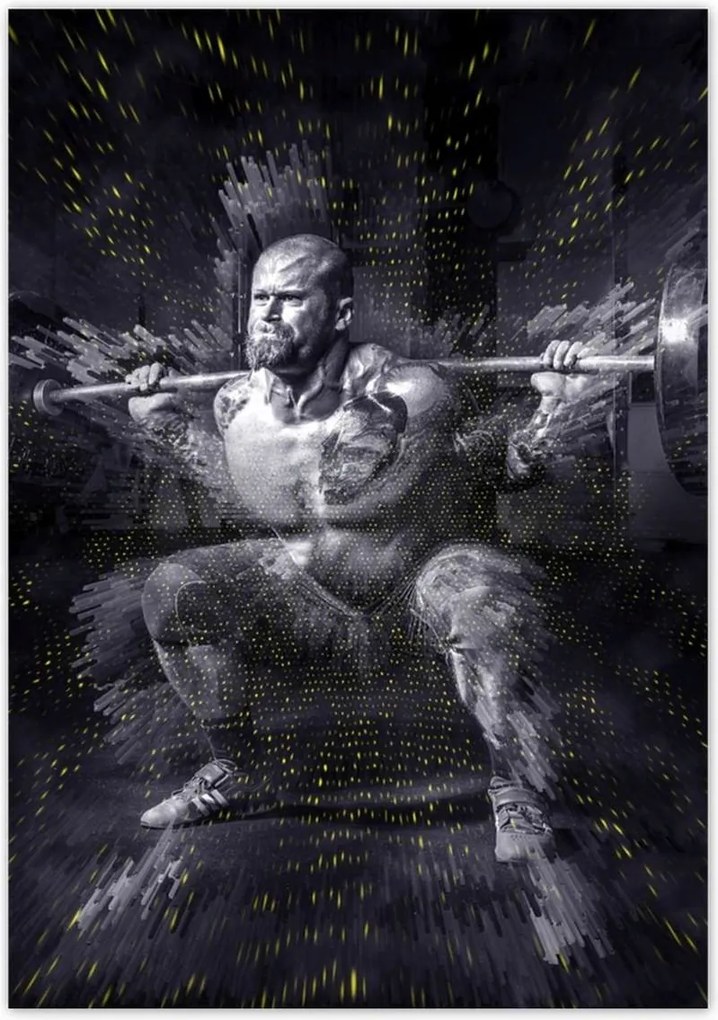 Poszterek 70x100 Strongman Edzőterem Erő