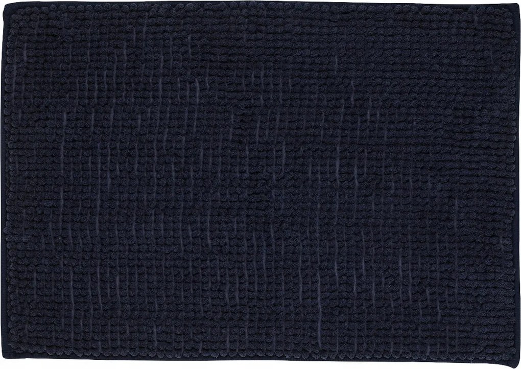 Fürdőszobaszőnyeg Sötétkék Csúszásgátló Chenille 60x40 cm Evg