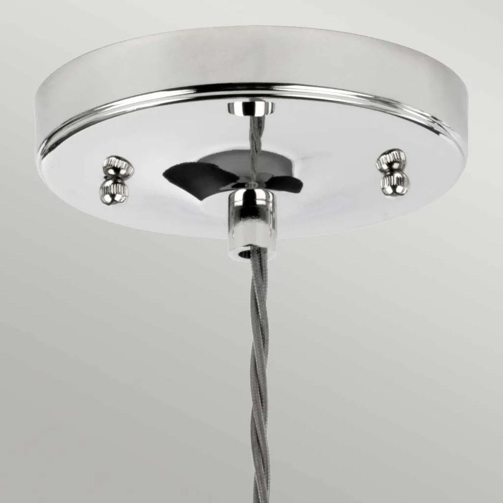 ELSTEAD TIBER-P-CLEAR TIBER Modern Függesztett Lámpa Nikkel E27 IP20