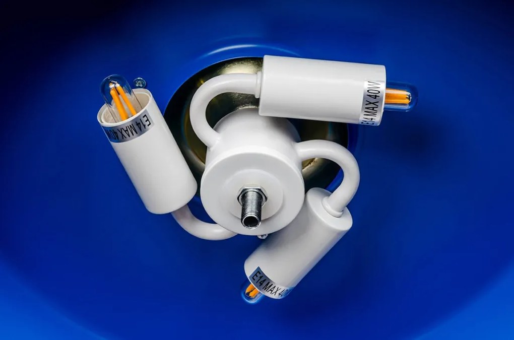 King Home ARTE MOVE MD21409-3A-350.BLUE Függőlámpa 3x40W/E14 IP20
