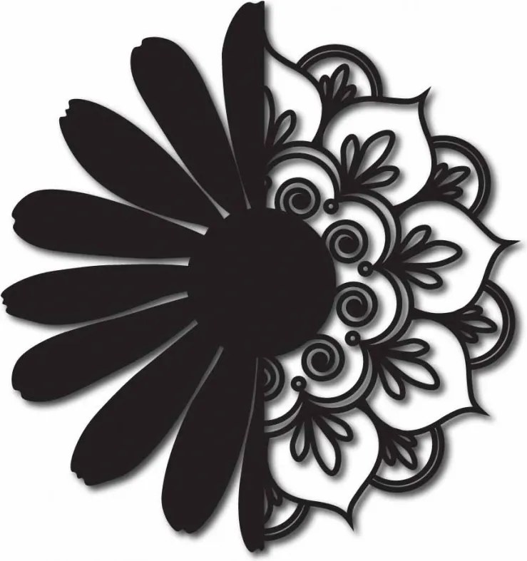 Falfestmény virág - MARGARET