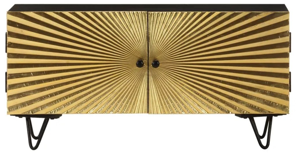 tömör mangófa TV-szekrény 90 x 30 x 45 cm