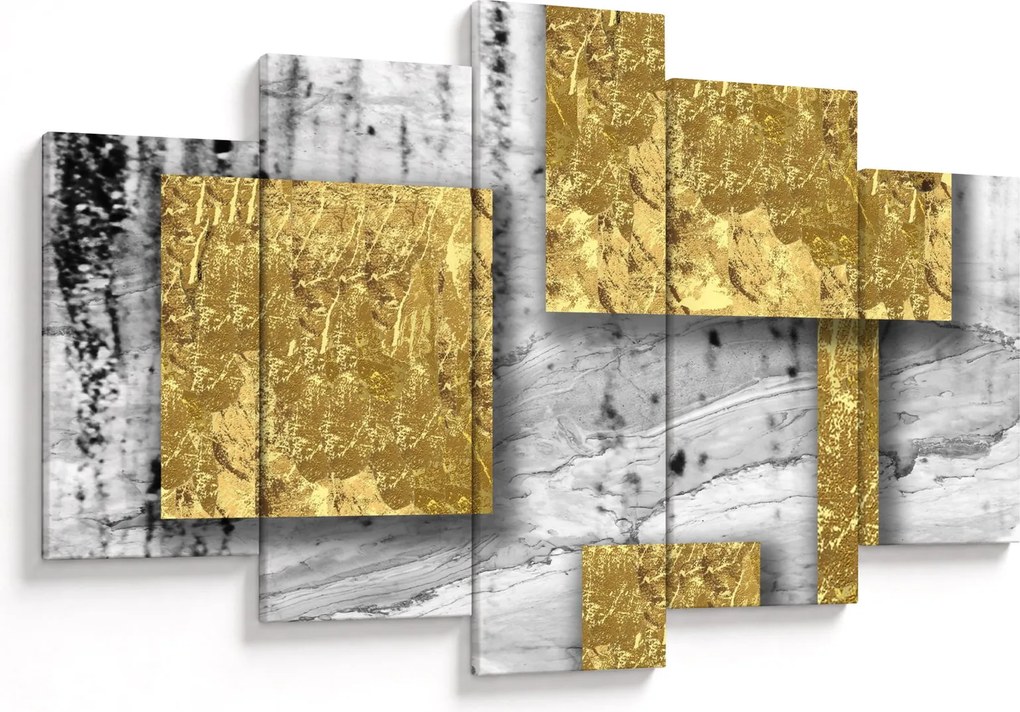 Kép - Arany négyzetek N⁰3 (150x105 cm)