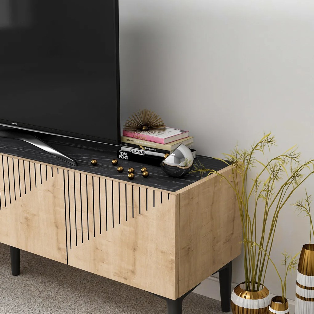 TV asztal Döntetlen Zafír tölgy