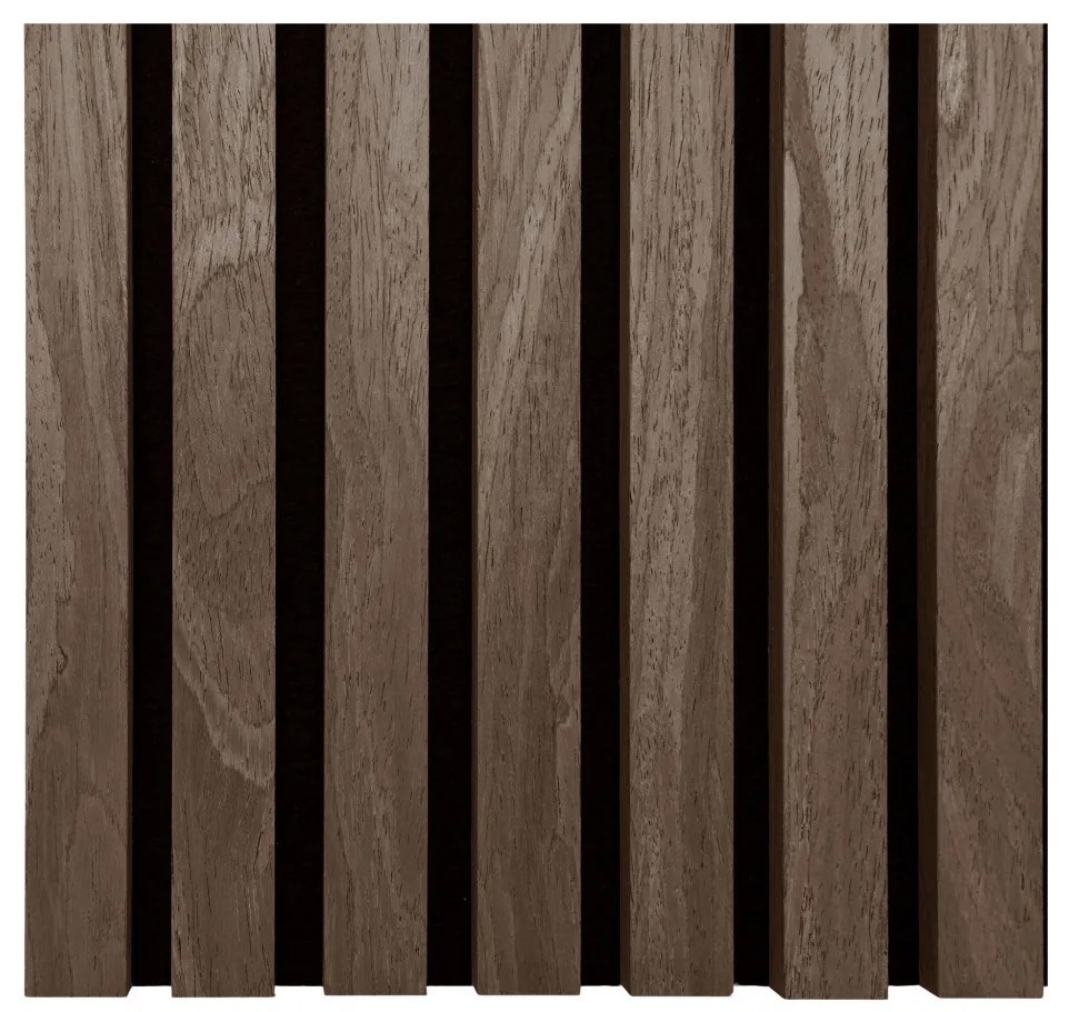 Akusztikus panel, fa furnér, dió, dió hatású 240x60x2,2 cm