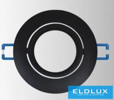 UNIVERSO Süllyesztett spot lámpatest 1xMR16 fekete ∅90x20mm/∅75mm