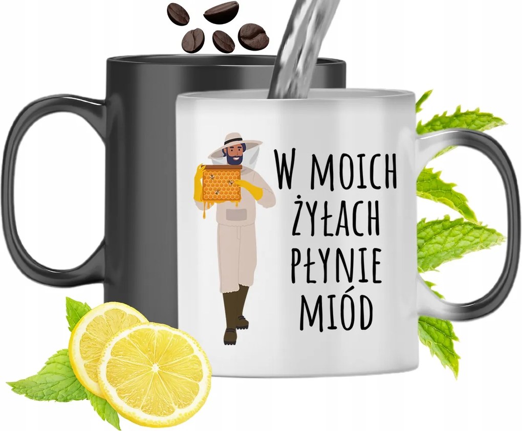 Mágikus Bögre Méhészeknek Színváltós Nyomtatott Fényképpel