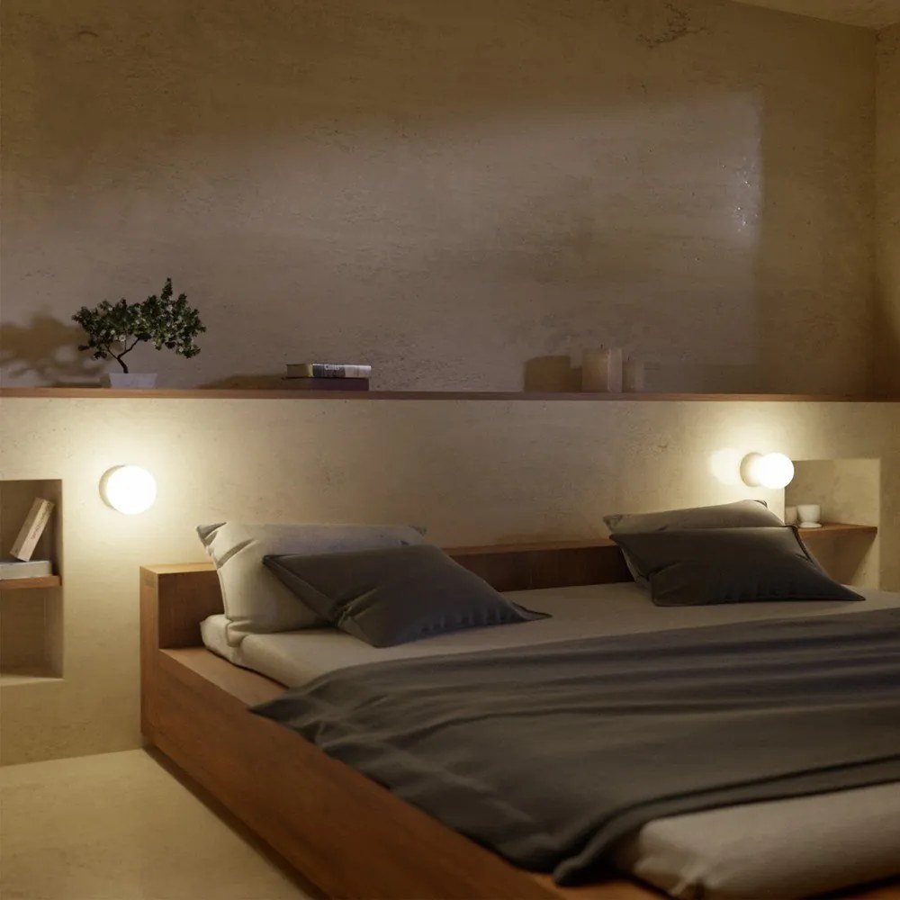 Creta szürke falilámpa, magasság 10 cm - SULION