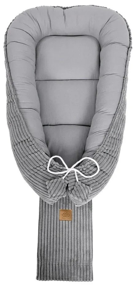 Szürke babafészek 55x83 cm – Meowbaby