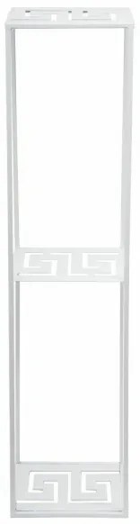 Virágállvány 100x24 cm fehér