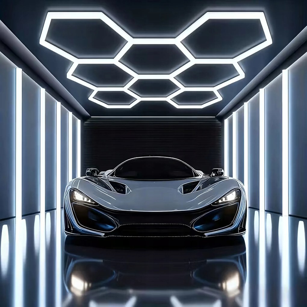 RealG RC-K-2077 Hatszögletű Led panel 257 x 244 cm, 280W, 6500K