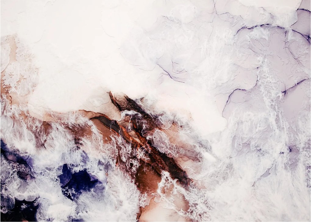 Üveg kép - Lila márvány N⁰1 (70x50 cm)