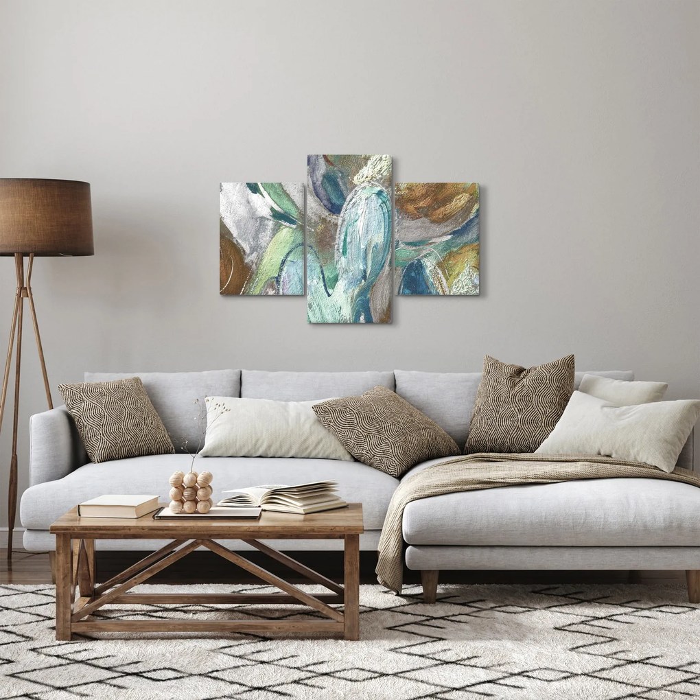 Kép - Absztrakt figurás festészet (90x60 cm)