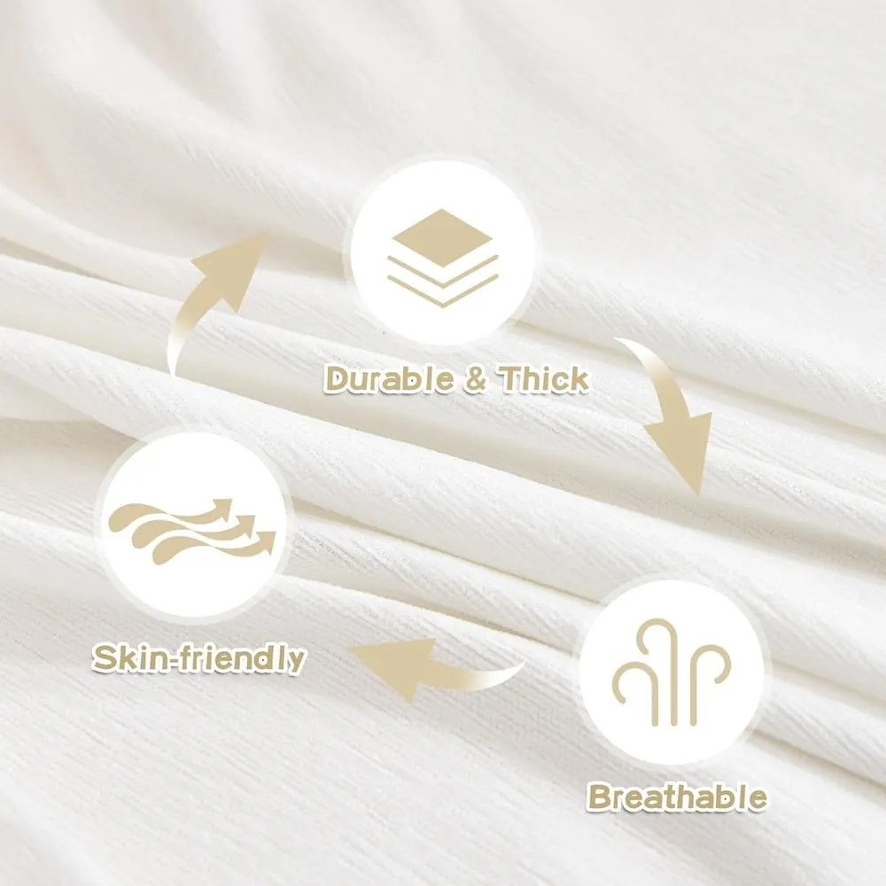 Fehér fotel huzat 70 cm Talo – Filumi