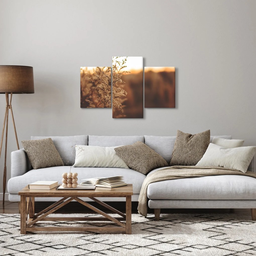 Virágzó fű képe (90x60 cm)