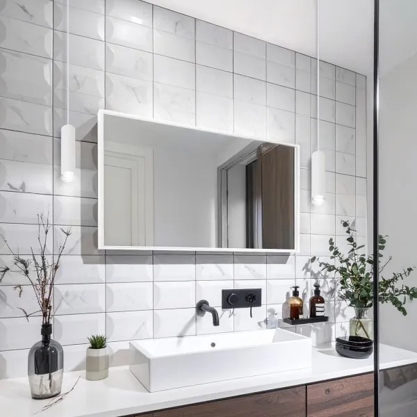 Brilagi - Fürdőszobai csillár zsinóron SELE AQUA 1xGU10/30W/230V IP44 fehér