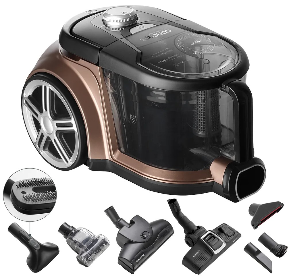 Concept VP5240n zsák nélküli porszívó 4A RADICALPet Expert, 800 W