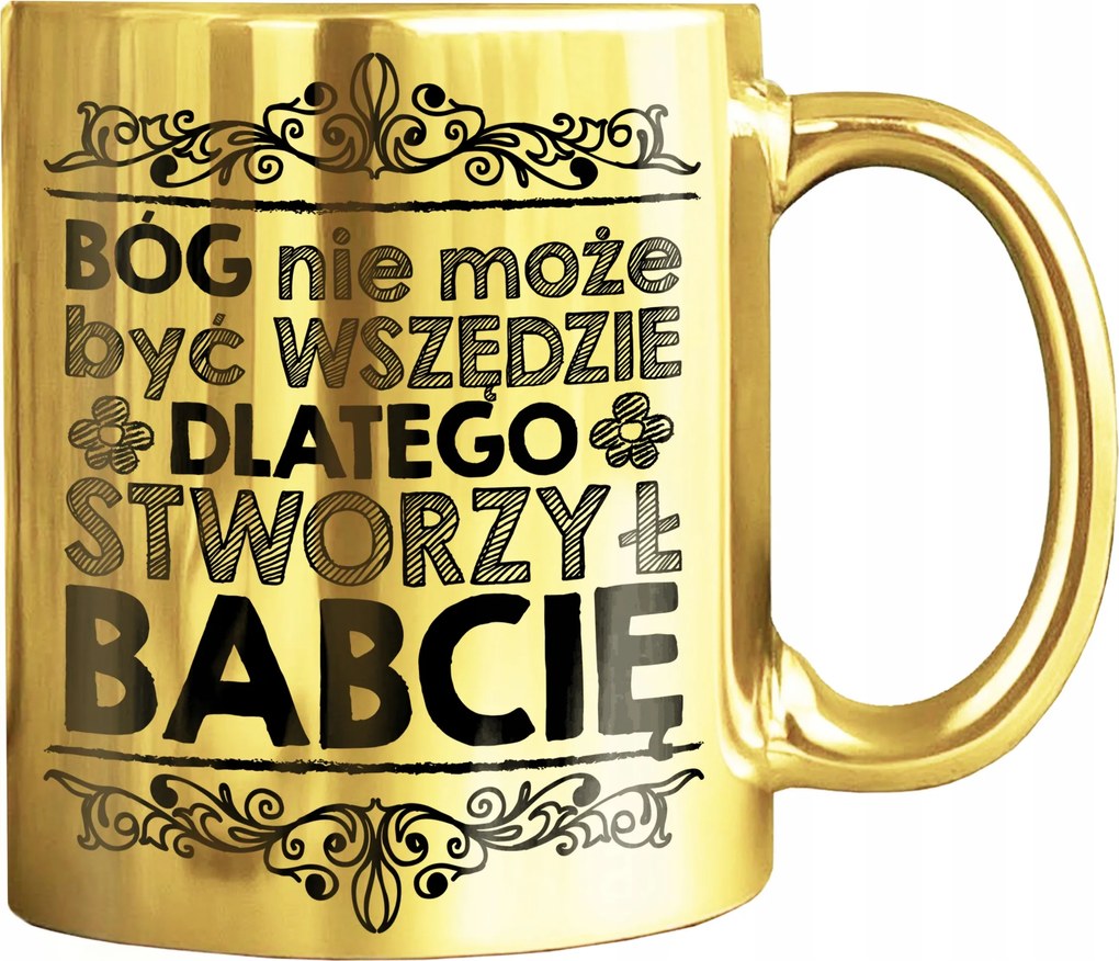 Arany Bögre Nyomtatott Nagymama Nap A Kedves Nagymama Ajándék