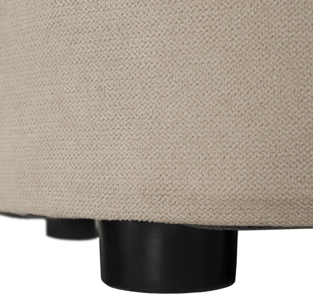 Fotel tárhellyel, bézs/barna, PERSI