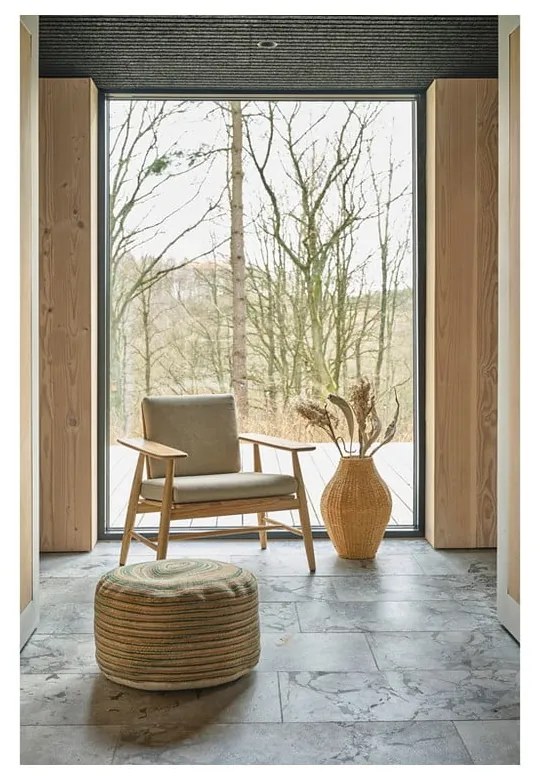 Natúr színű magas váza Varel – Villa Collection