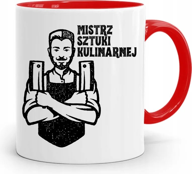 Piros Bögre A Kulináris Művészet Mesterének, fényképes nyomtatással