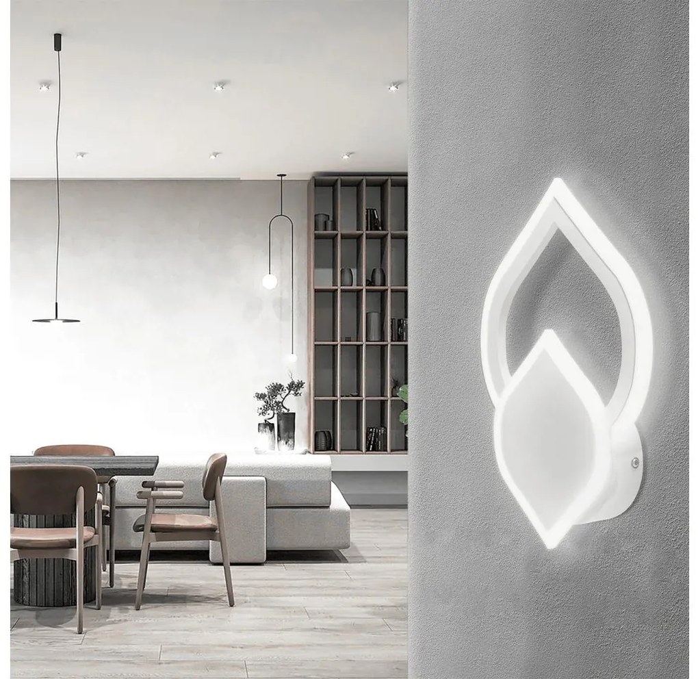 Aigostar - LED fali lámpa LED/20W/230V 6500K fehér