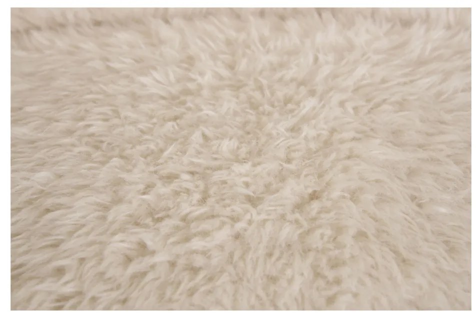 Setubal fotel, mesterséges szőrme, elefántcsont