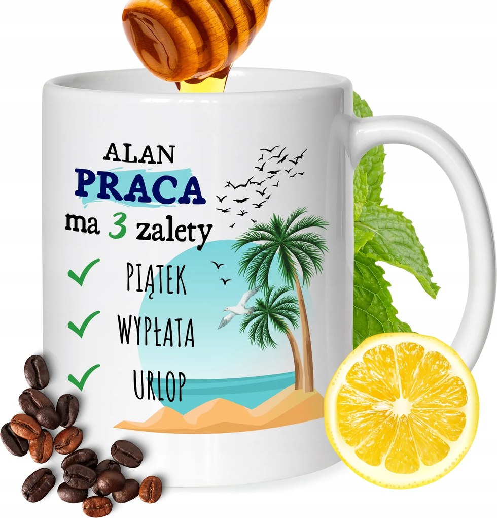 Alan Barát Bögre Férj Nyomtatott Ajándék Fehér 330ml