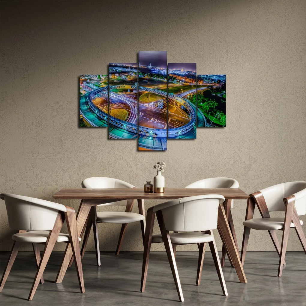 Kép - éjszakai panoráma (150x105 cm)