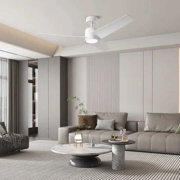 ZEVENTI - LED mennyezeti ventilátor ORVIETO LED/18W/230V Wi-Fi Tuya fehér + távirányító