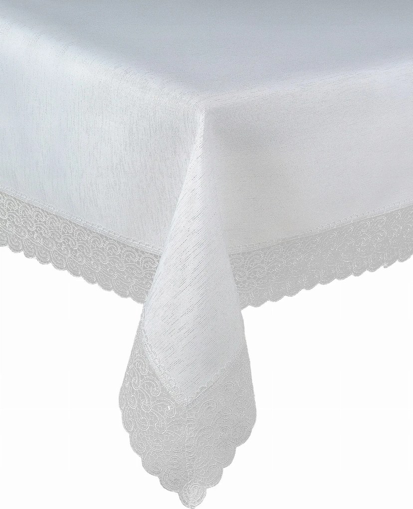 Asztalterítő 60x120 Fehér fényes, Gipszkarton