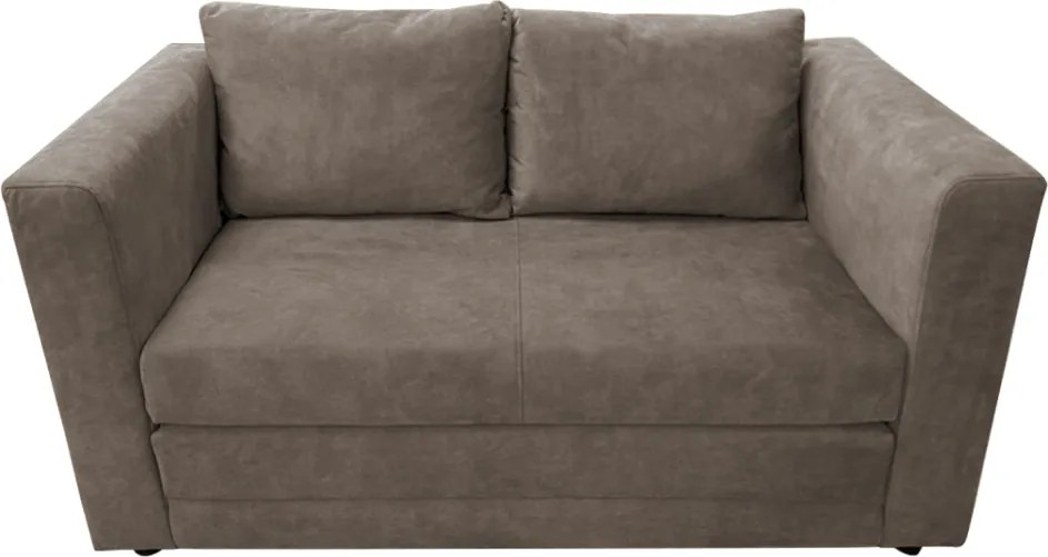 Kihúzható kanapé, szürkésbarna Taupe, BEJA