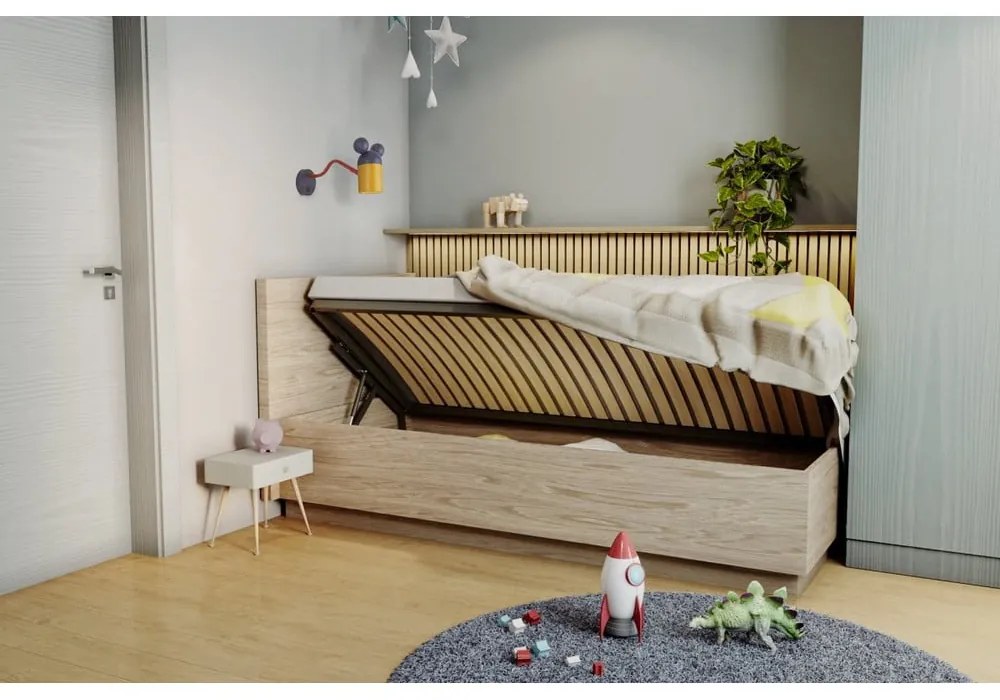 Kék gyerek fali lámpa fém búrával Mouse – GTV