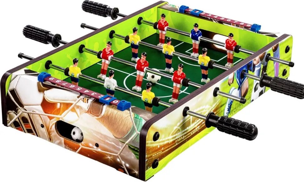 GamesPlanet® Csocsóasztal mini DUNDEE Soccer 51 x 31 cm