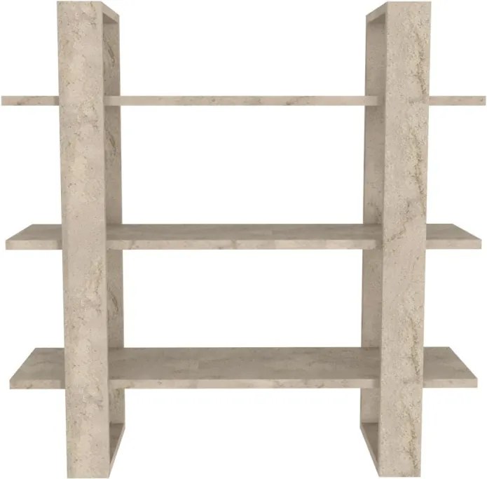 Suno fali polc, travertin, 90 cm