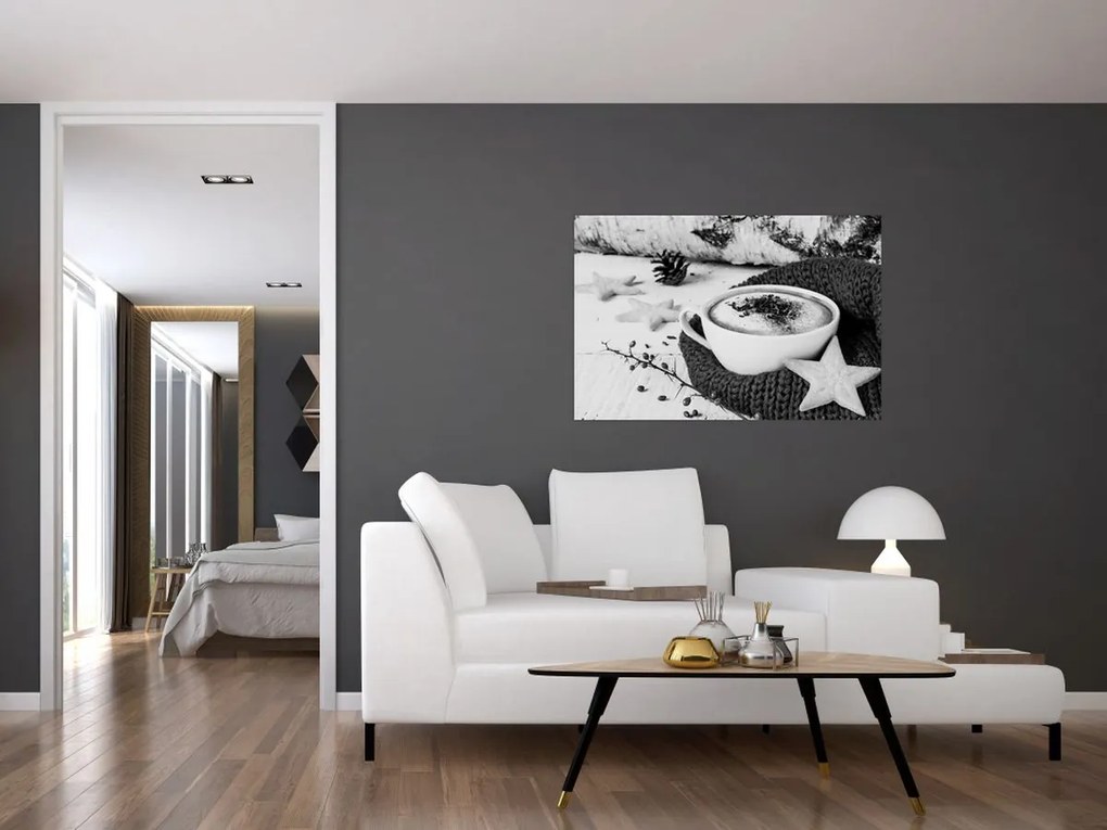 Kép - Téli cappuccino (90x60 cm)