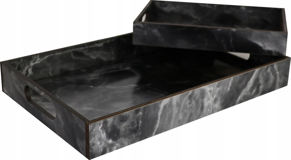 Tálca, Nagy És Kis Márvány Tálca