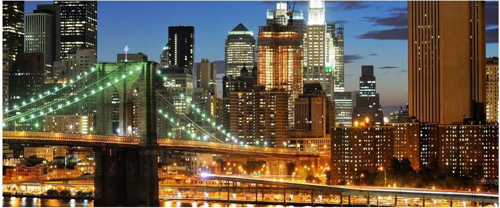 Kép - Híd New Yorkkal (120x50 cm)