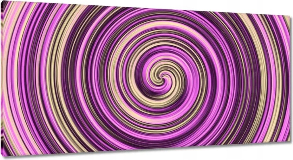 Vászonkép 115x55 Csiga lila